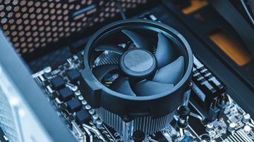 Picture of computer cooling fan