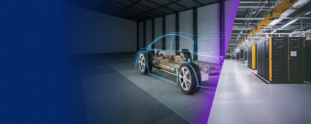 48V images of automobile and datacenter