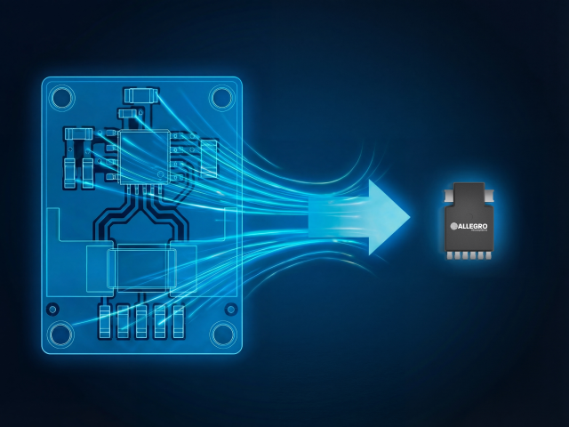 Allegro Sets New Standard for Efficiency in High-Power Systems with Ultra-Low-Loss Isolated Current Sensor